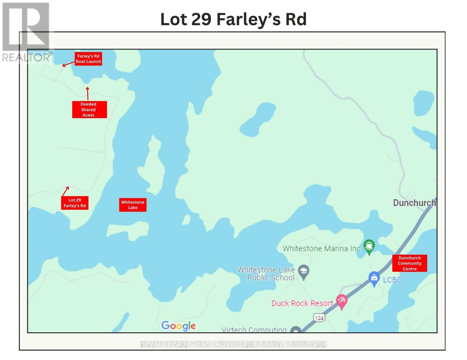












LOT 29 FARLEYS ROAD

,
Whitestone (Dunchurch),







Ontario
P0A1G0

