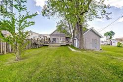 Roadside view of the home