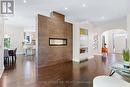 Living double fireplace