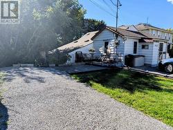 Extra parking and side view of home