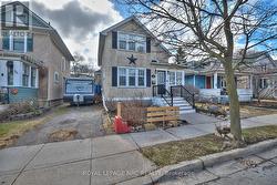 Private driveway leads to backyard