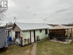 Storage room attached to garage