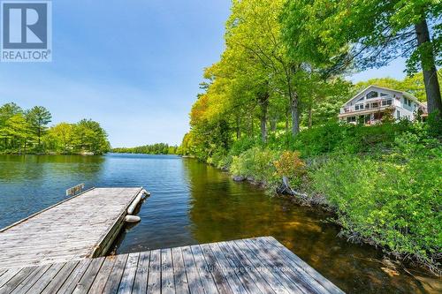 Dock Looking Down Bay