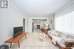 Bright living room with cozy ambiance