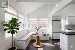 virtually staged dining/breakfast nook