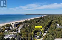 Core downtown area of Sauble Beach