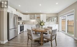 Virtually staged eat in kitchen
