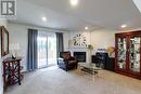 Rec room with Gas Fireplace and Walkout