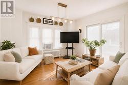 virtually staged could be dining or living room