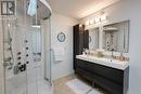 Jetted Shower, Double Vessel Vanity
