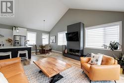 Great Room with soaring ceilings