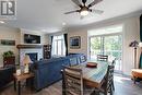 Dining room with access to upper deck