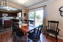 dining area with deck access
