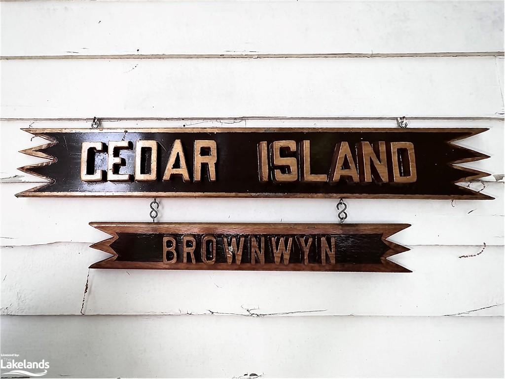 









1


Cedar

Island,
Gravenhurst,




ON
P1P 1R2

