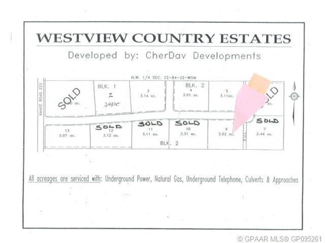 









9


Westview Country Estates L9

,
Rural Northern Lights, County of,







AB
T8S 1S7

