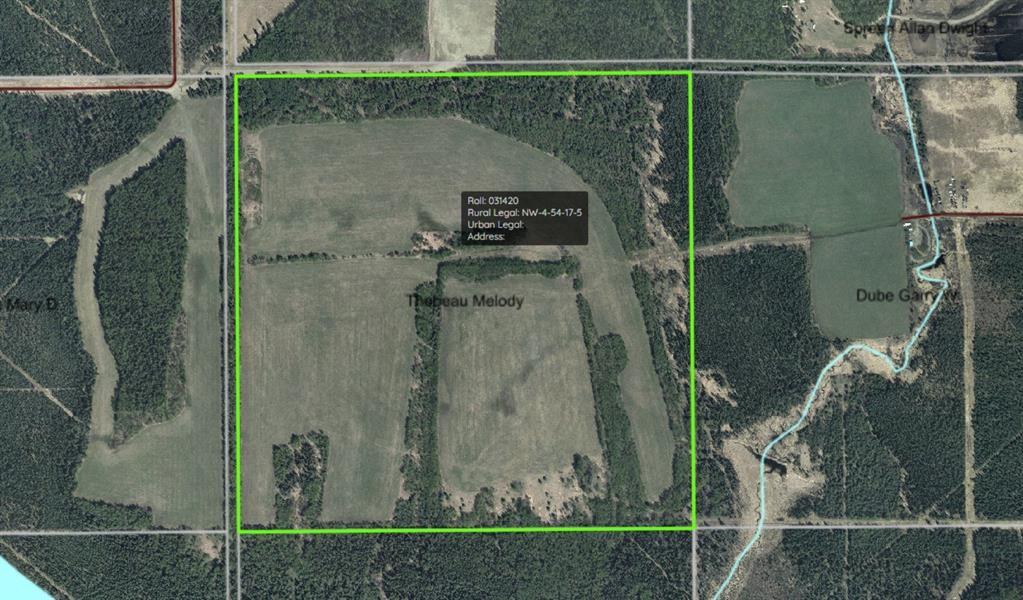 









NW-4-54


-17-W5

,
Rural Yellowhead County,







AB
T7E 3M4

