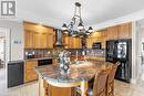 Stunning maple cabinets and granite surfaces.