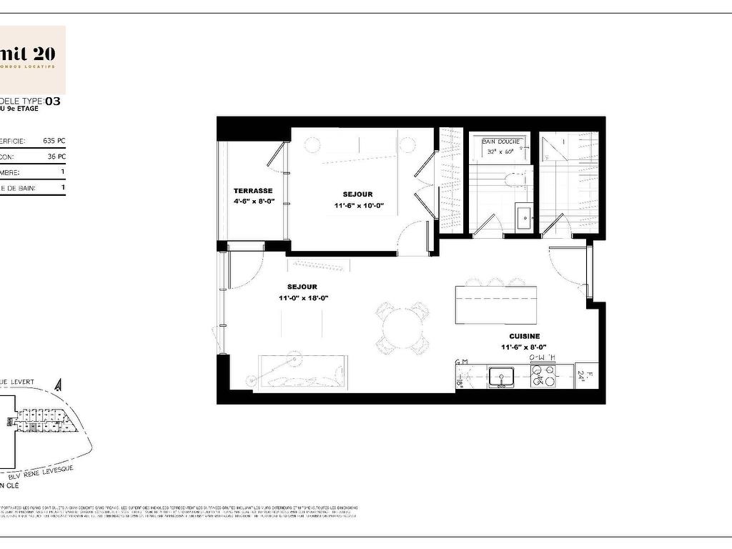 









1020


Rue Levert

, 703,
Montréal (Verdun/Île-des-Soeurs),




QC
H3E0G4

