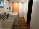 Laundry room in basement