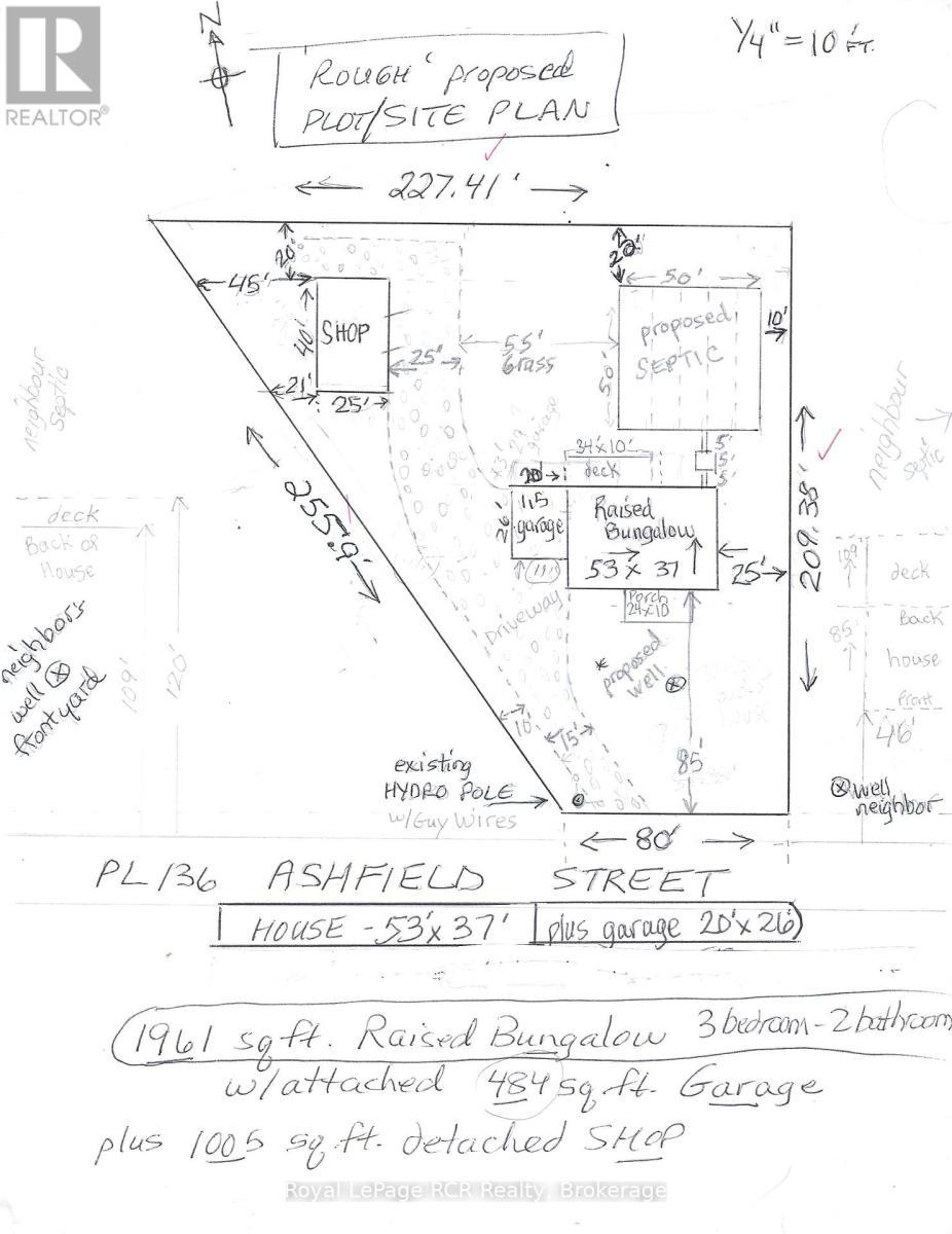 












PL136 ASHFIELD STREET

,
Ashfield-Colborne-Wawanosh (Ashfield),







Ontario
N7A3X9

