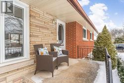 Welcoming front porch.