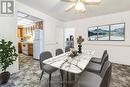 virtually staged dining room