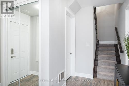 interior garage access into oversized foyer