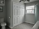 Main level bathroom with laundry