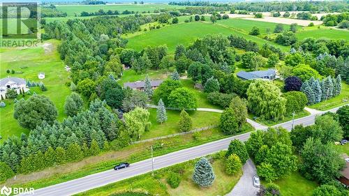 Bird's eye view with a rural view