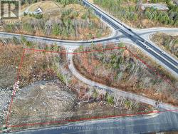 Aerial view of the lot