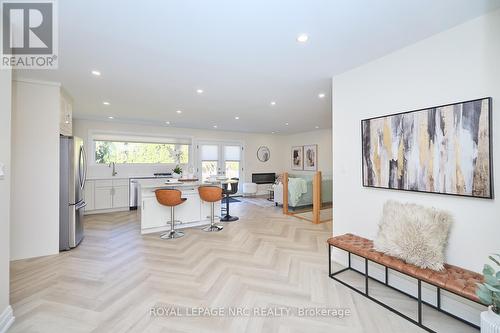 Sitting / dining area to the right.