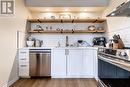 Beautiful Wood Shelving In Kitchen