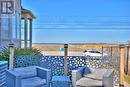 Back patio with lakeview