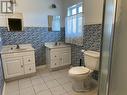 Upstairs bathroom with shower