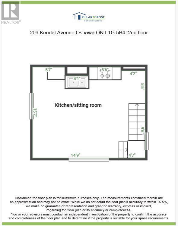 












REAR - 209 KENDAL AVENUE

,
Oshawa,




Ontario
L1G5B4

