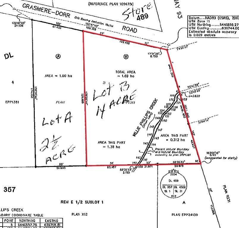 









Lot B


GRASMERE-DORR

Road,
Grasmere,







BC
V0B 1R0

