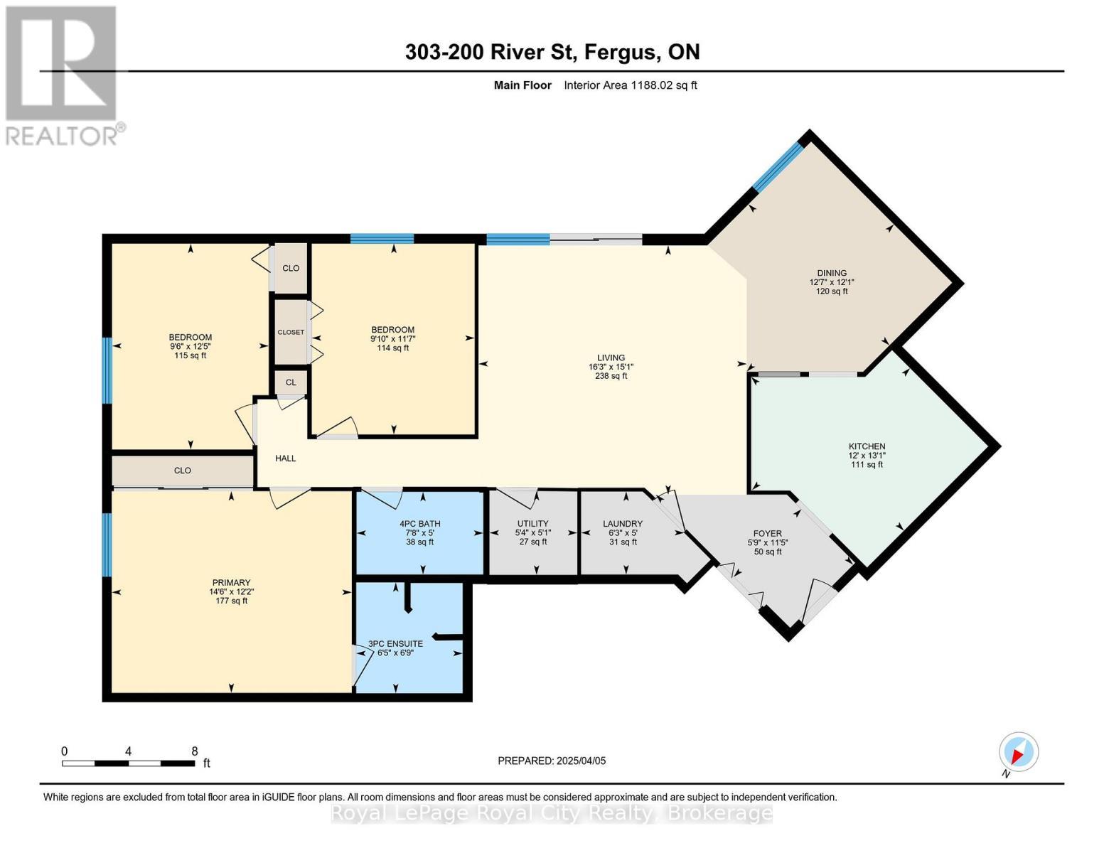 












303 - 200 RIVER STREET

,
Centre Wellington (Fergus),




Ontario
N1M3H8

