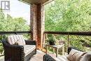 Balcony overlooking Front St and Ballantyne Ave