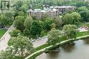 Nestled in the trees across from the Avon River
