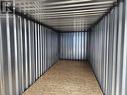 Portable storage container unit interior view