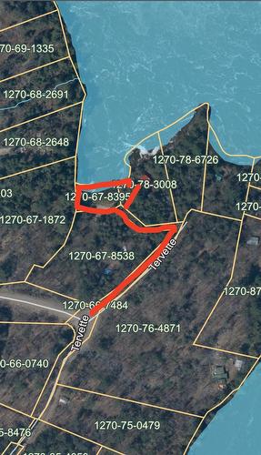 Accès au plan d'eau