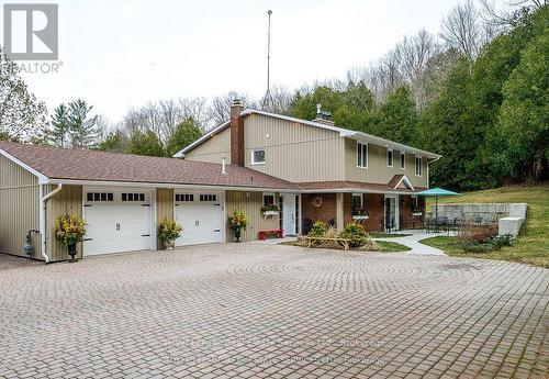 Stone drive / double garage