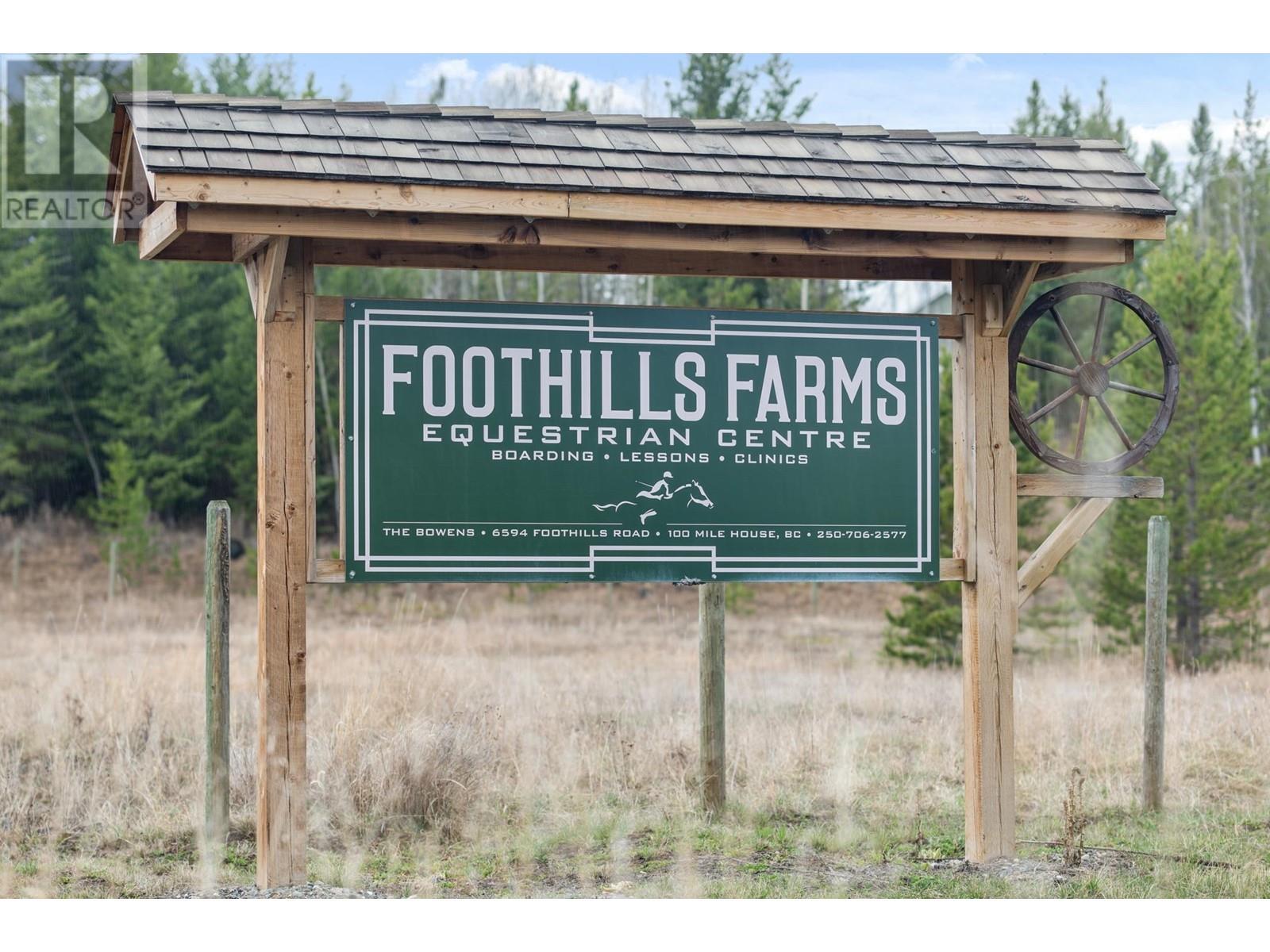 












6594 FOOTHILLS ROAD

,
100 Mile House,




British Columbia
V0K2E3

