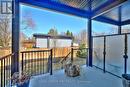 Covered patio off kitchen