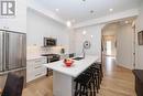 Cove ceiling in white kitchen