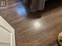 Laminate flooring used in much of the apartment