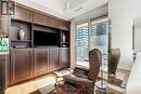 Den With Custom Built-Ins