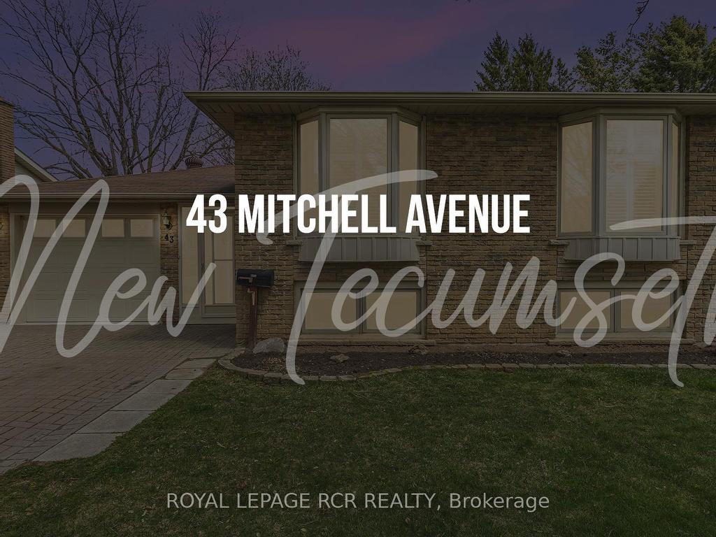 









43


Mitchell

Avenue,
New Tecumseth,




ON
L9R 1C2

