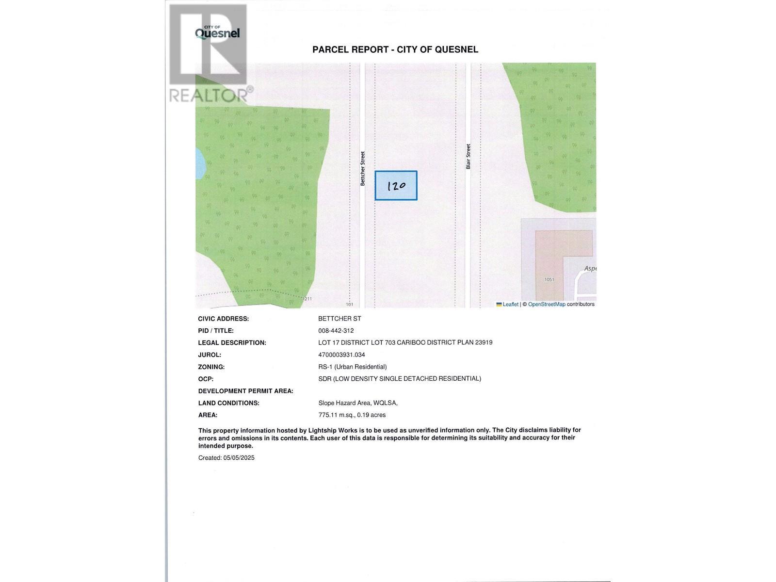 












120 BLAIR STREET

,
Quesnel,







British Columbia
V2J5G7

