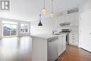 Walk-in pantry, quartz island